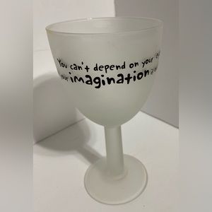 Buzz Conversation Wine Glass Saying By Mark Twain